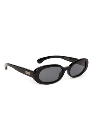 Sporty & Rich oval-frame Sunglasses | Black | FARFETCH | Farfetch Global
