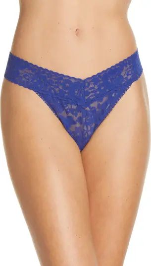 Daily Lace Original Rise Thong | Nordstrom