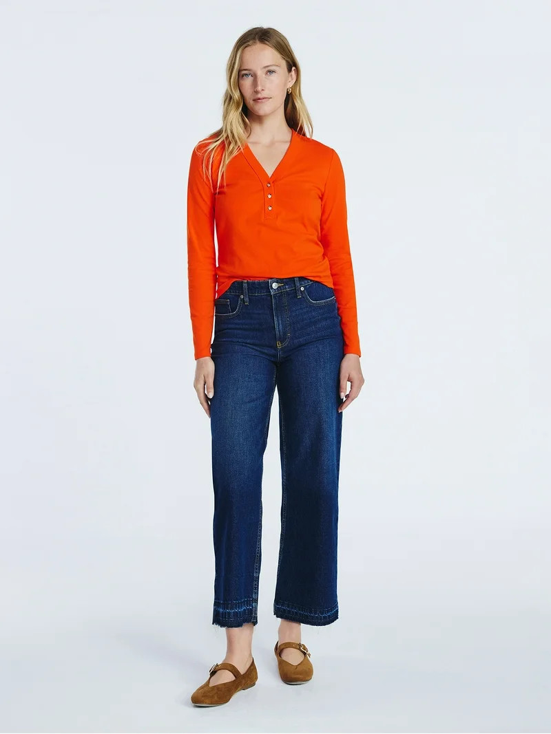 Free Assembly Women's Mid Rise Ankle Length Slim Jeans, 27" Inseam, Sizes 0-18 | Walmart (US)