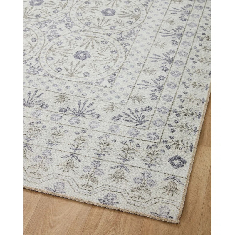 Rifle Paper Co. x Loloi Maison MAO-03 Rosette Ivory Rug | Wayfair North America