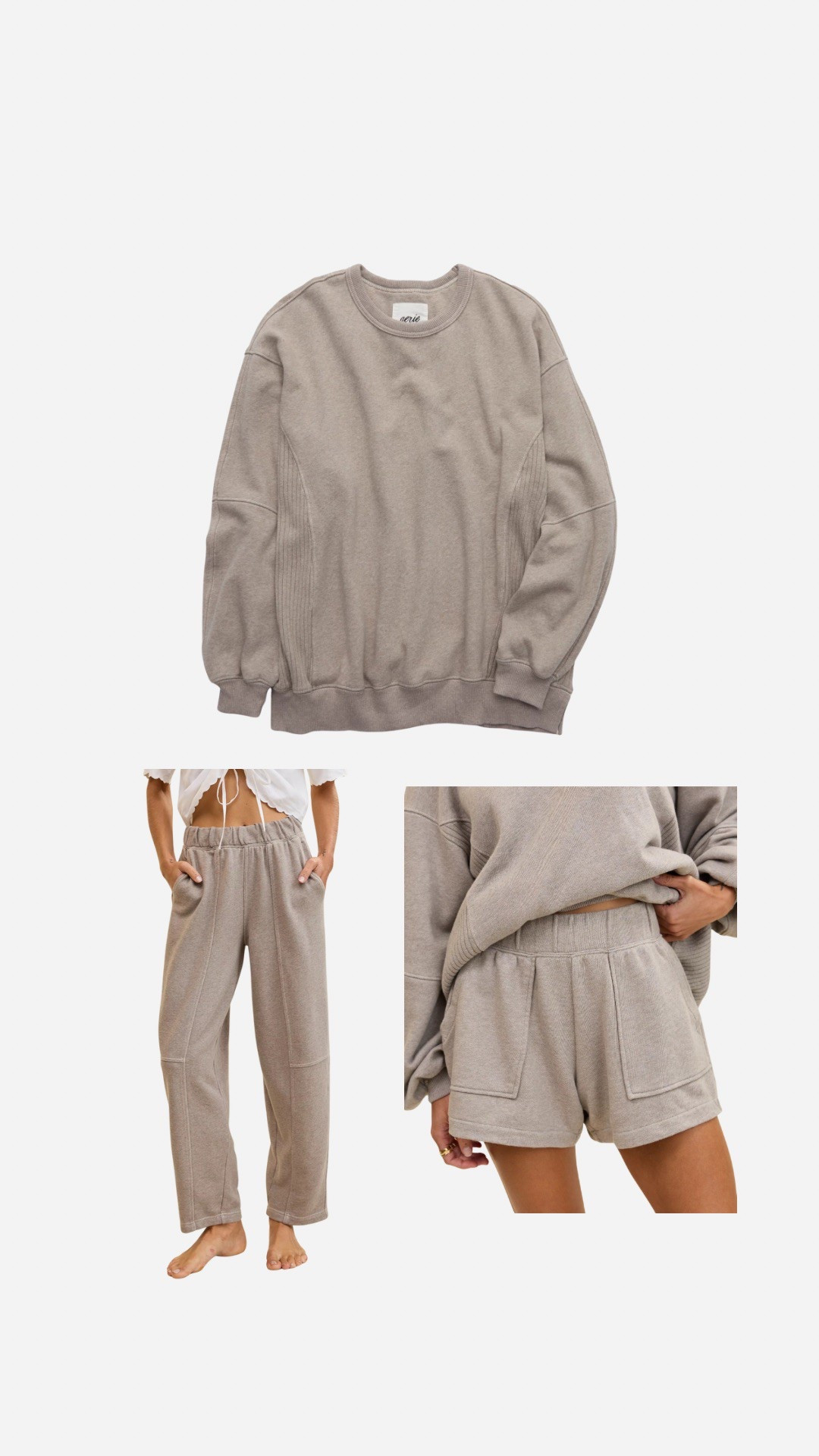 The best mix and match set for the summer transition to fall — on sale rn! $20 shorts, $30 pants and $35 sweatshirts 👏🏼

#LTKStyleTip #LTKSeasonal #LTKFindsUnder50