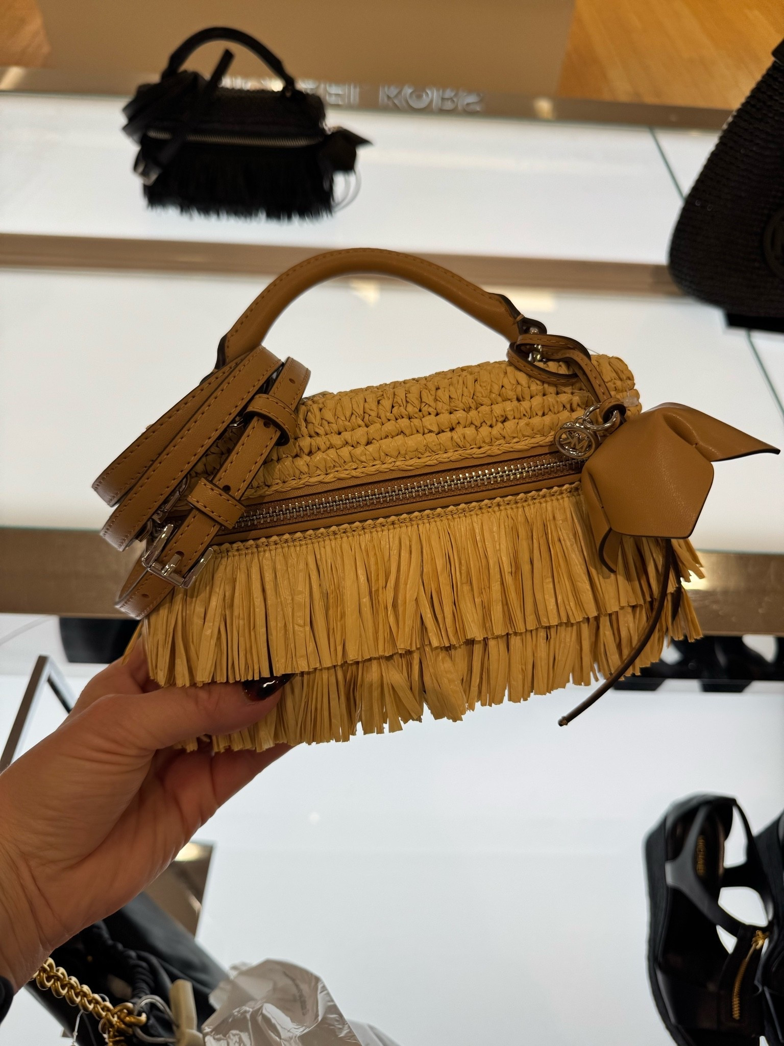 This raffia vanity is so cute and comes with the charm attached

🔎 summer bags, Raffia bags, bags for summer, straw bags, mini bags for summer, small straw bags, bags with fringe, styled with bag bags

#LTKgrwm #LTKSeasonal #LTKTravel