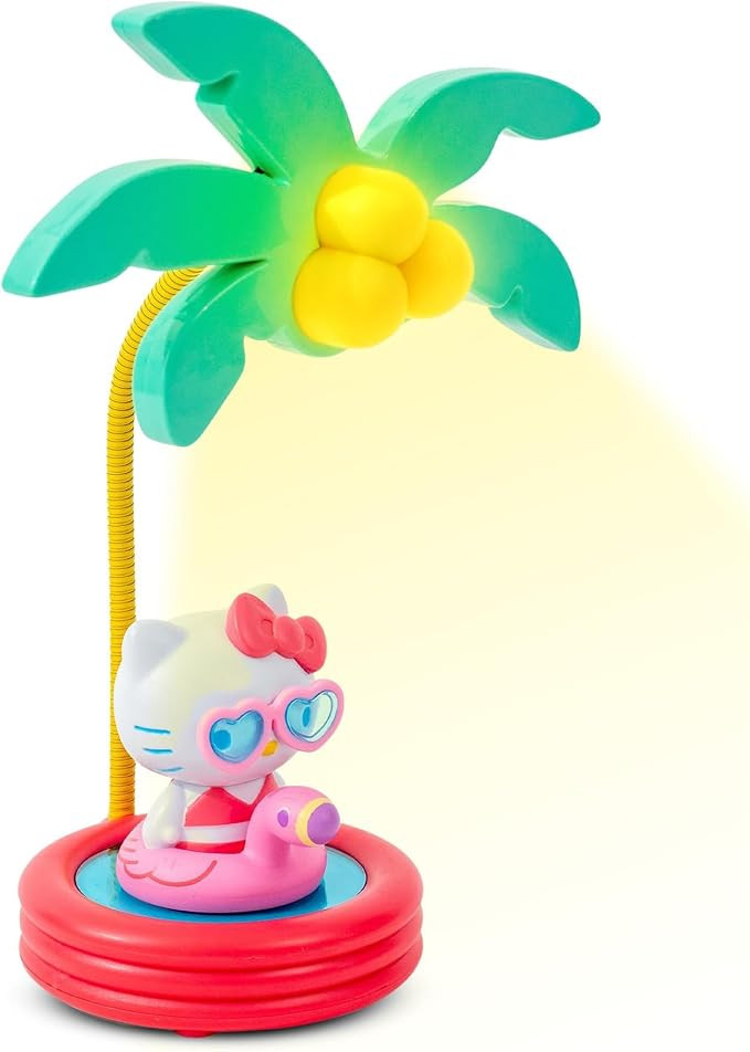 Ukonic Sanrio Hello Kitty Pool Party 8-Inch Mini Gooseneck Mood Light, Portable Nightlight Lamp I... | Amazon (US)
