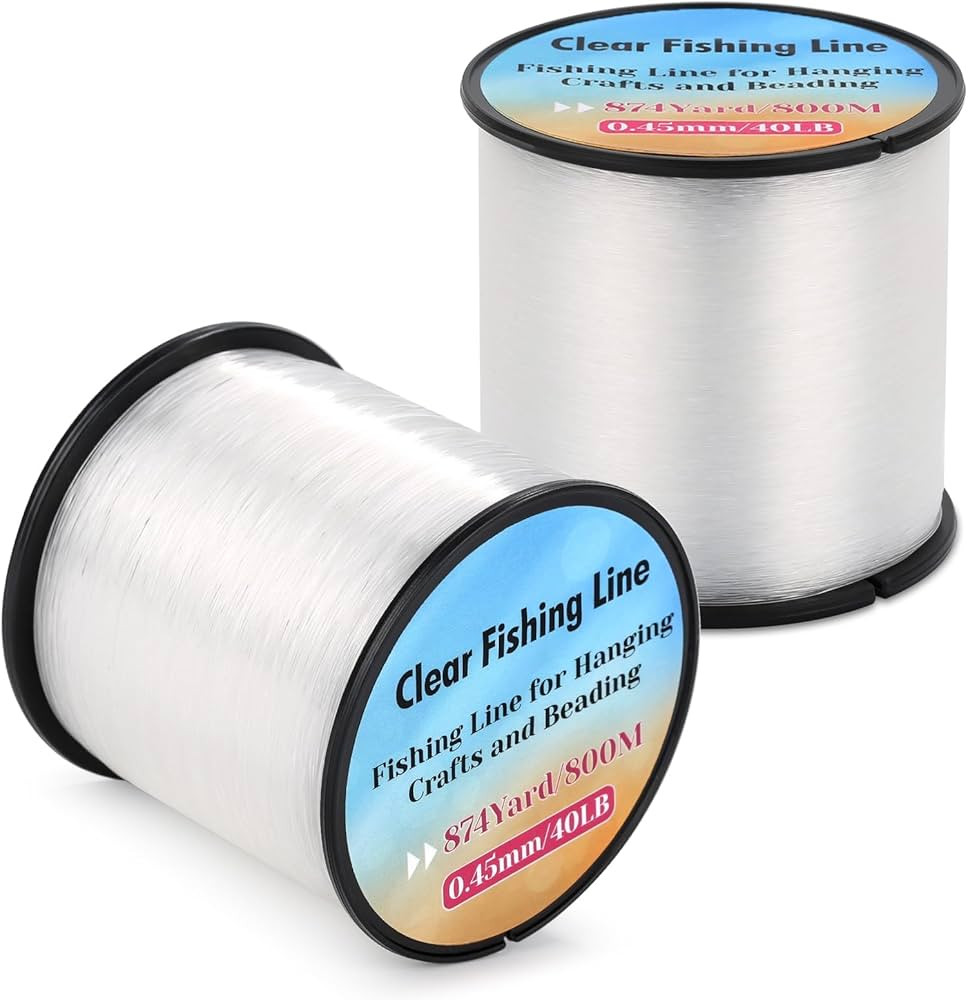 Strong Fishing Line Clear, Acejoz Fishing Wire 0.3mm, 0.45mm, 0.8mm Invisible Hanging Wire Nylon ... | Amazon (US)