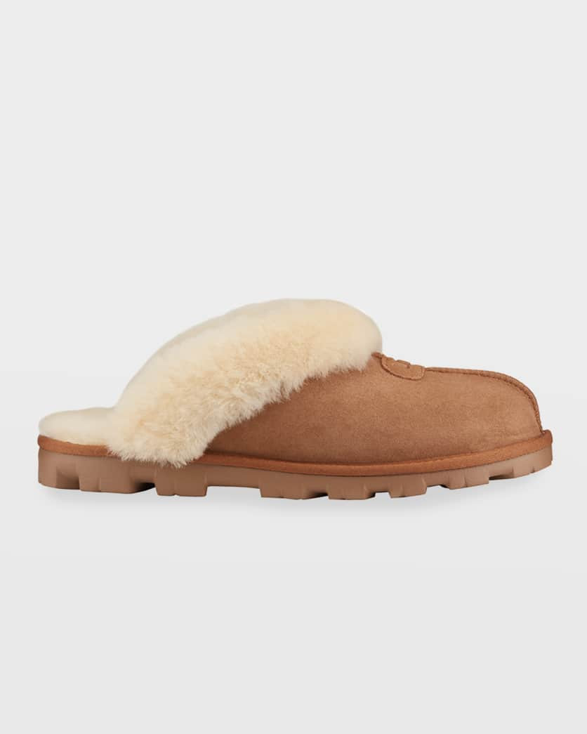 Coquette Shearling Mule Slipper | Neiman Marcus