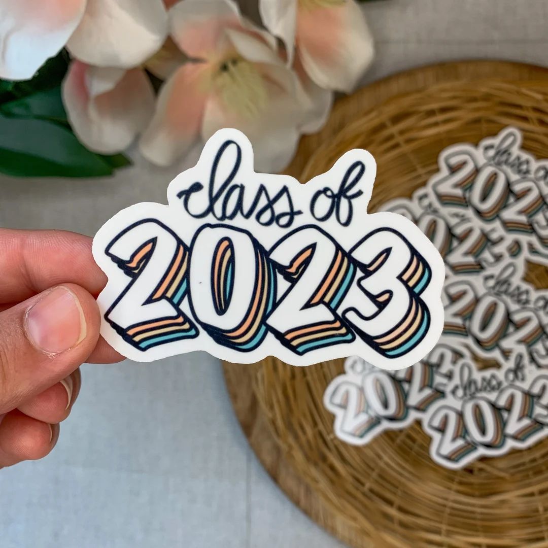 Waterproof Class of 2023 Sticker Gift for laptop or hydroflask- 2023 graduate gift sticker - 2023... | Etsy (US)