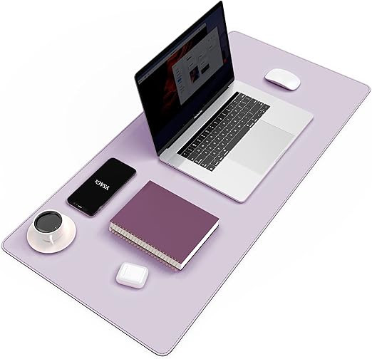 YSAGi Multifunctional Office Desk Pad, Ultra Thin Waterproof PU Leather Mouse Pad, Dual Use Desk ... | Amazon (US)