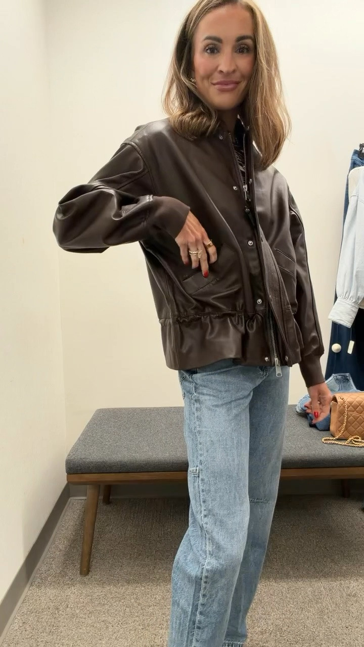 Cutest leather jacket for fall!!!🤎

#LTKootd #LTKSaleAlert #LTKSeasonal