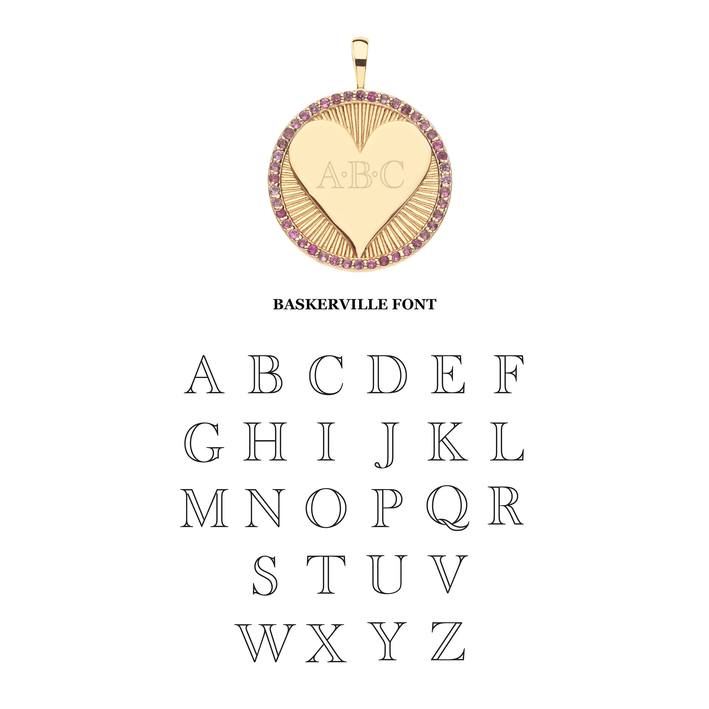 LOVE Embellished Hearts Find Me in Pink Tourmaline | Jane Win