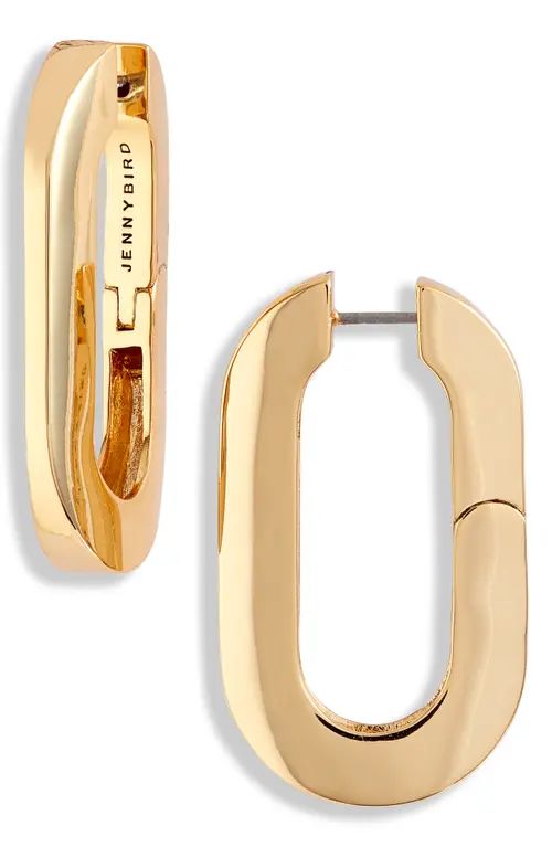 Jenny Bird Mega U-Link Earrings in High Polish Gold at Nordstrom | Nordstrom