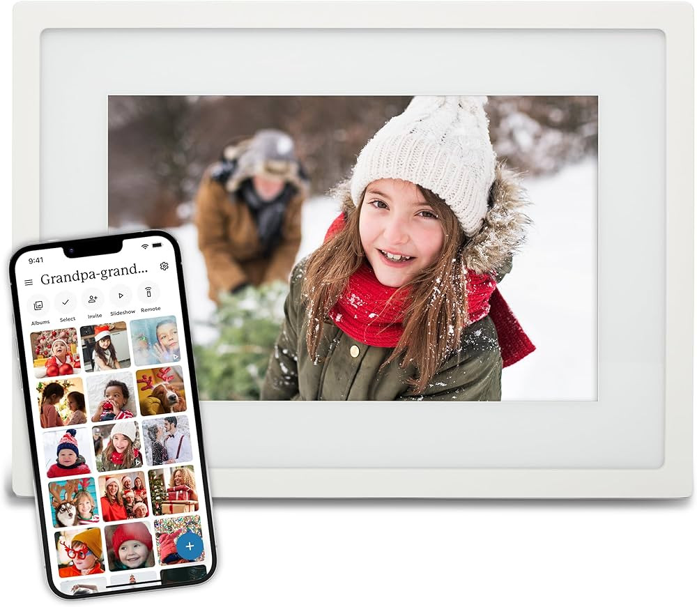 Skylight Digital Picture Frame - WiFi Enabled with Load from Phone Capability, Touch Screen Digit... | Amazon (US)