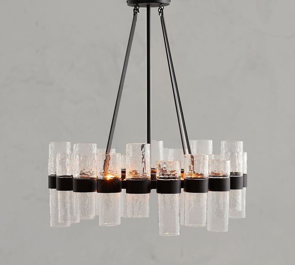 Penni Recycled Glass Chandelier | Pottery Barn (US)