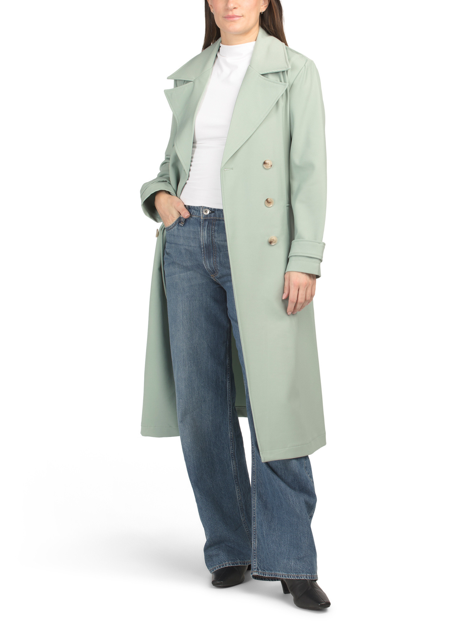 Double Breasted Relaxed Trench Coat | Rain & Trench | Marshalls | Marshalls