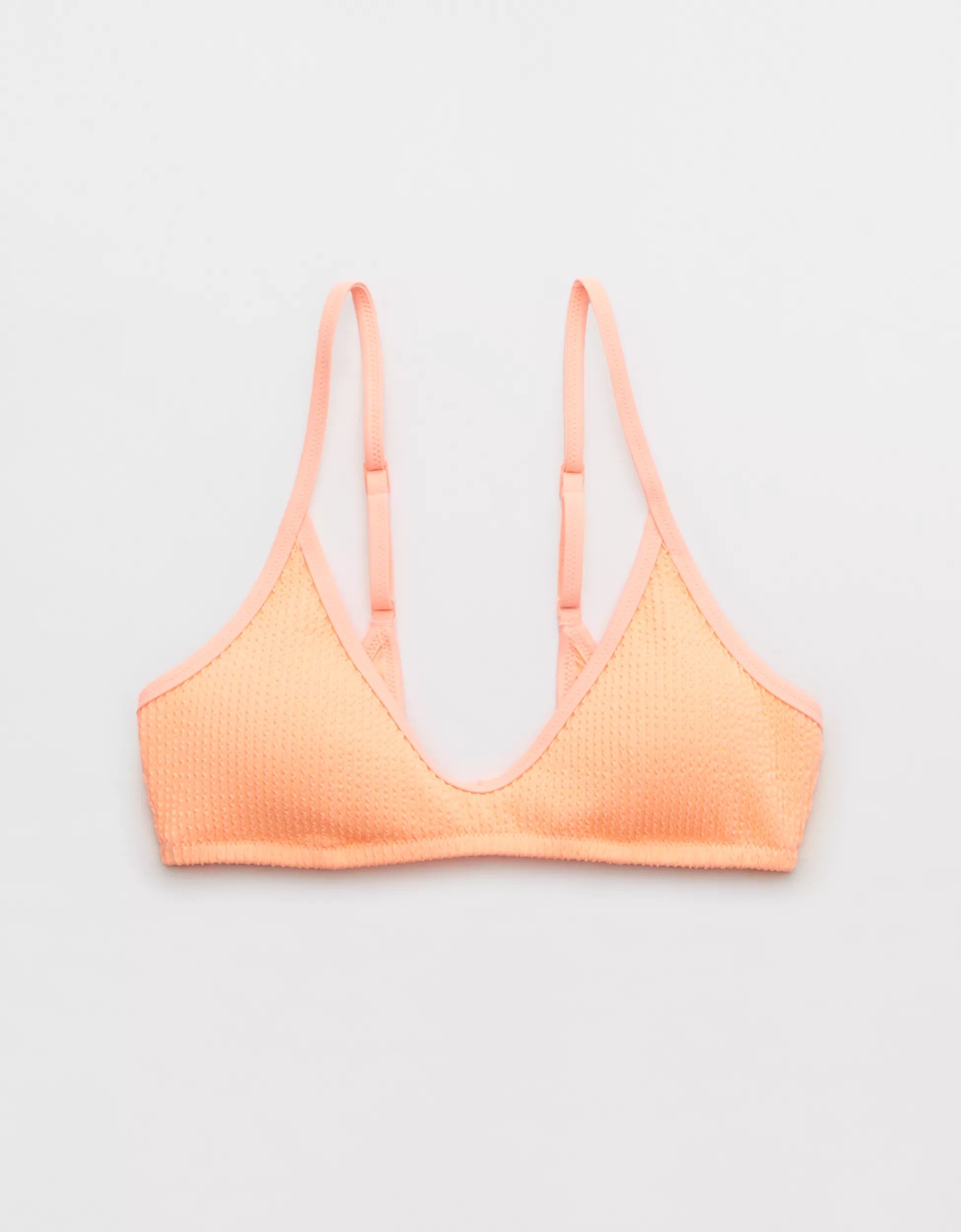 Aerie Crinkle Voop Binding Bikini Top | Aerie