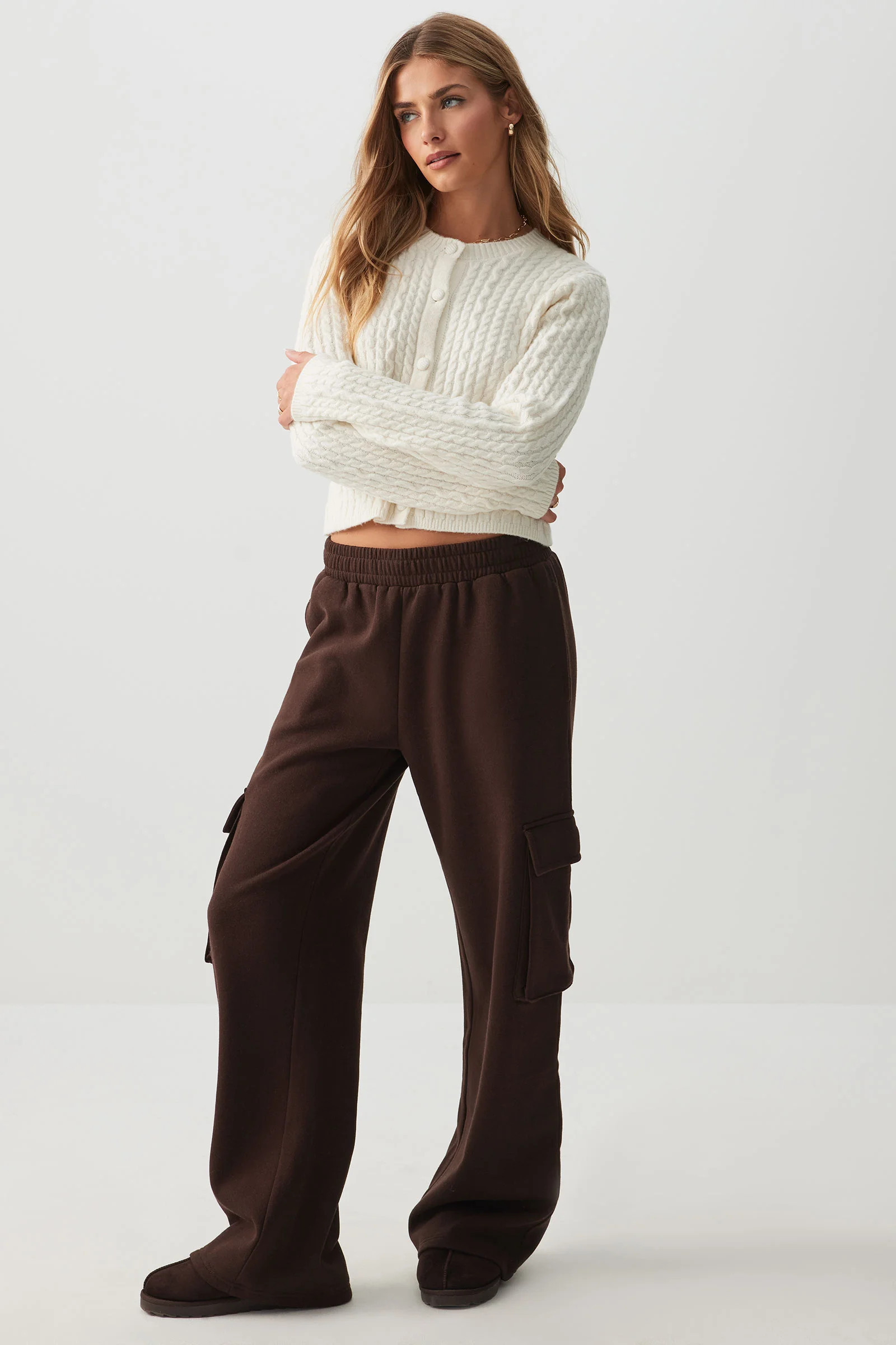 Short Cable Knit Sweater | Ardene