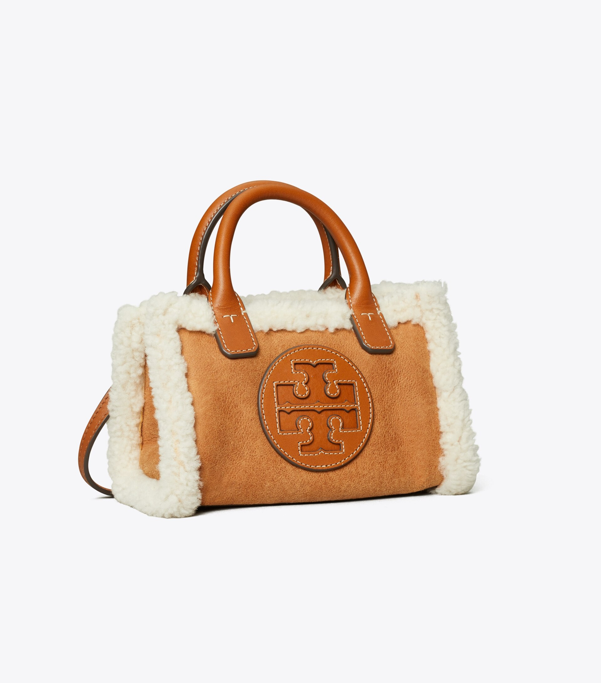 Ella Shearling Micro Tote Bag | Tory Burch (US)