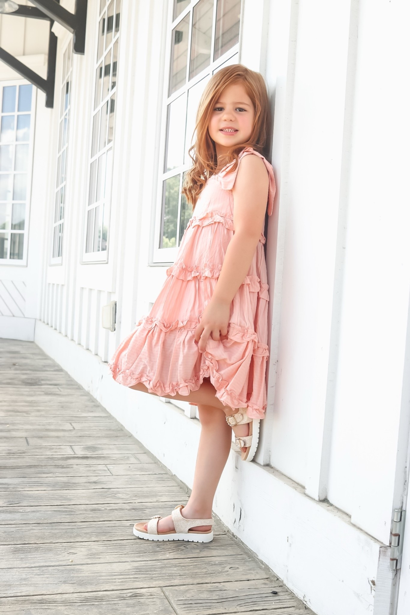 Girls tank dress for spring and summer - perfect for family photos!

#ad #mabelandhoney

#LTKKids