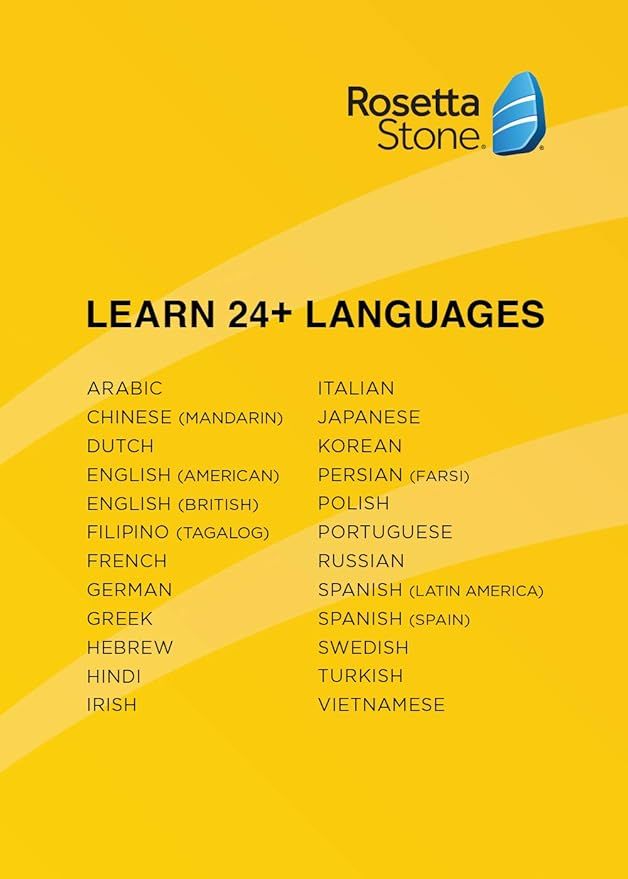 Rosetta Stone Learn UNLIMITED Languages| Lifetime Access - Learn 24 Languages| PC/Mac/iOS/Android... | Amazon (US)