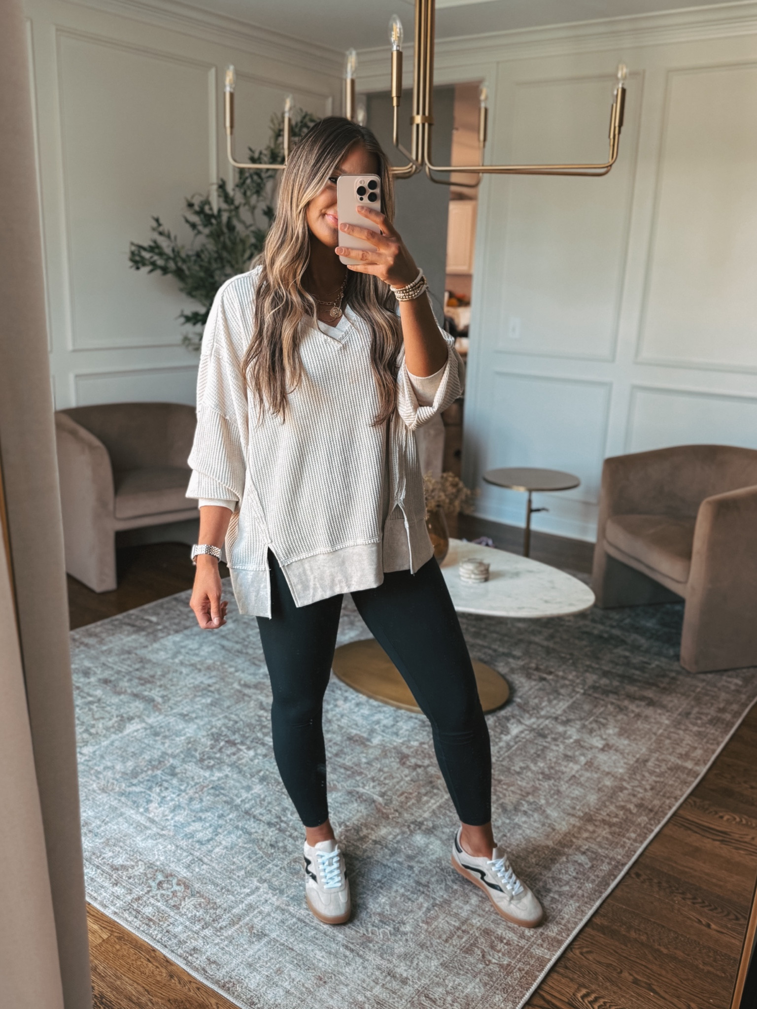 The perfect oversized waffle knit tunic goes PERFECT with leggings and makes for a great every day casual outfit! 

Tunic sized up to a large
Sneakers fit true to size 



#LTKFindsUnder50 #LTKSeasonal #LTKStyleTip