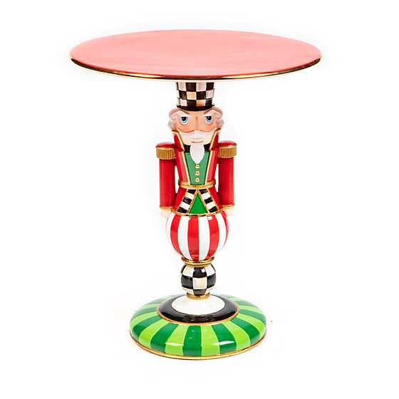 MacKenzie-Childs | Buckingham Nutcracker Pedestal Platter | MacKenzie-Childs