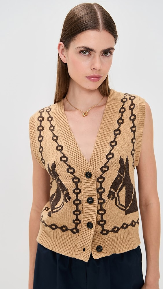 Camel Sweater Vest | Shopbop