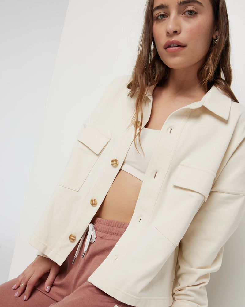 Mackenzie Cropped Shirt Jacket | Vuori Clothing (US & Canada)