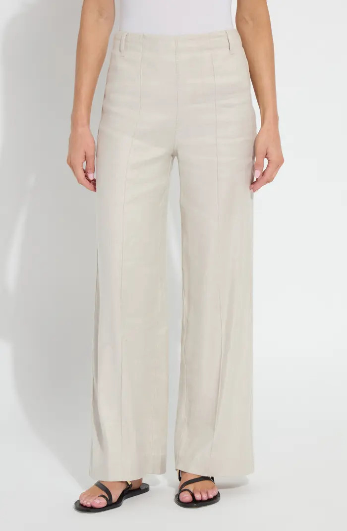 Lysse Gabriela High Waist Linen Blend Pants | Nordstrom | Nordstrom