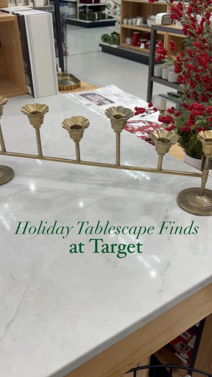 Holiday decor - Christmas decor - tablescape - mantle decor 

#LTKHome #LTKSeasonal #LTKVideo