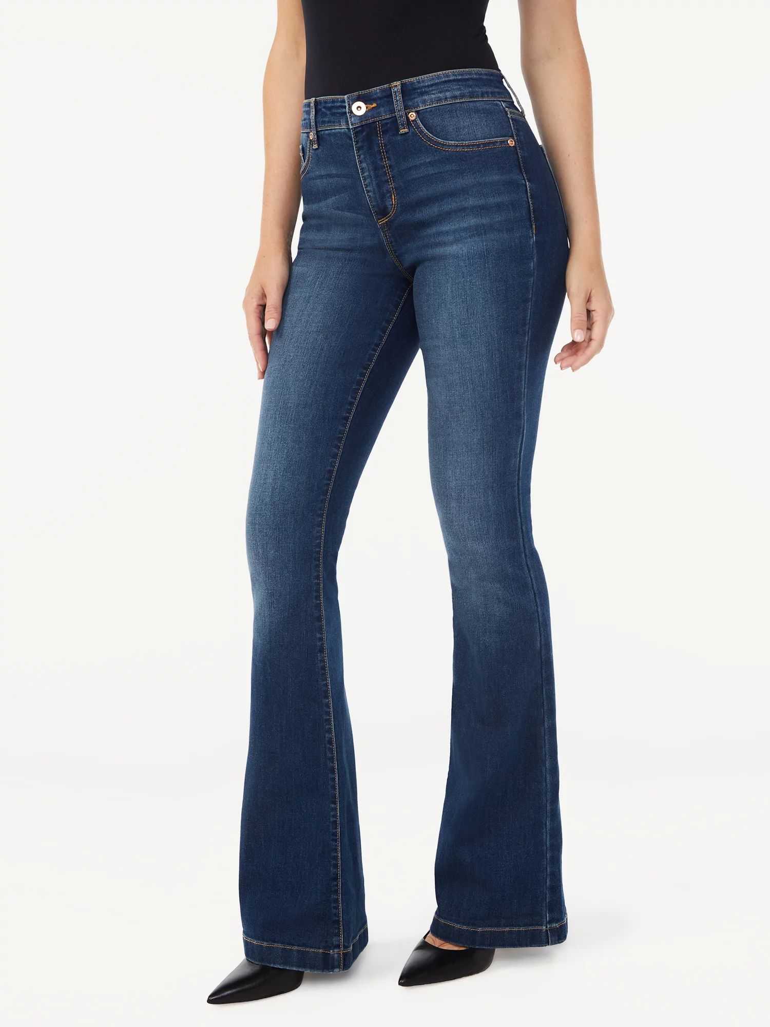 Sofia Jeans Women's Melisa Flare High Rise Jeans | Walmart (US)