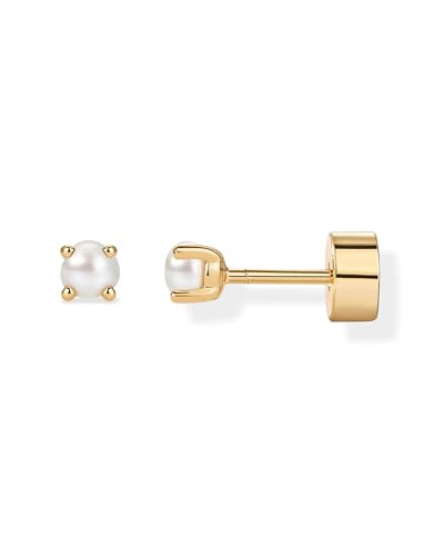 PAVOI 14K Gold Plated 925 Sterling Silver Posts Mini Stud Flat Back Earrings for Women | Helix Ca... | Amazon (US)