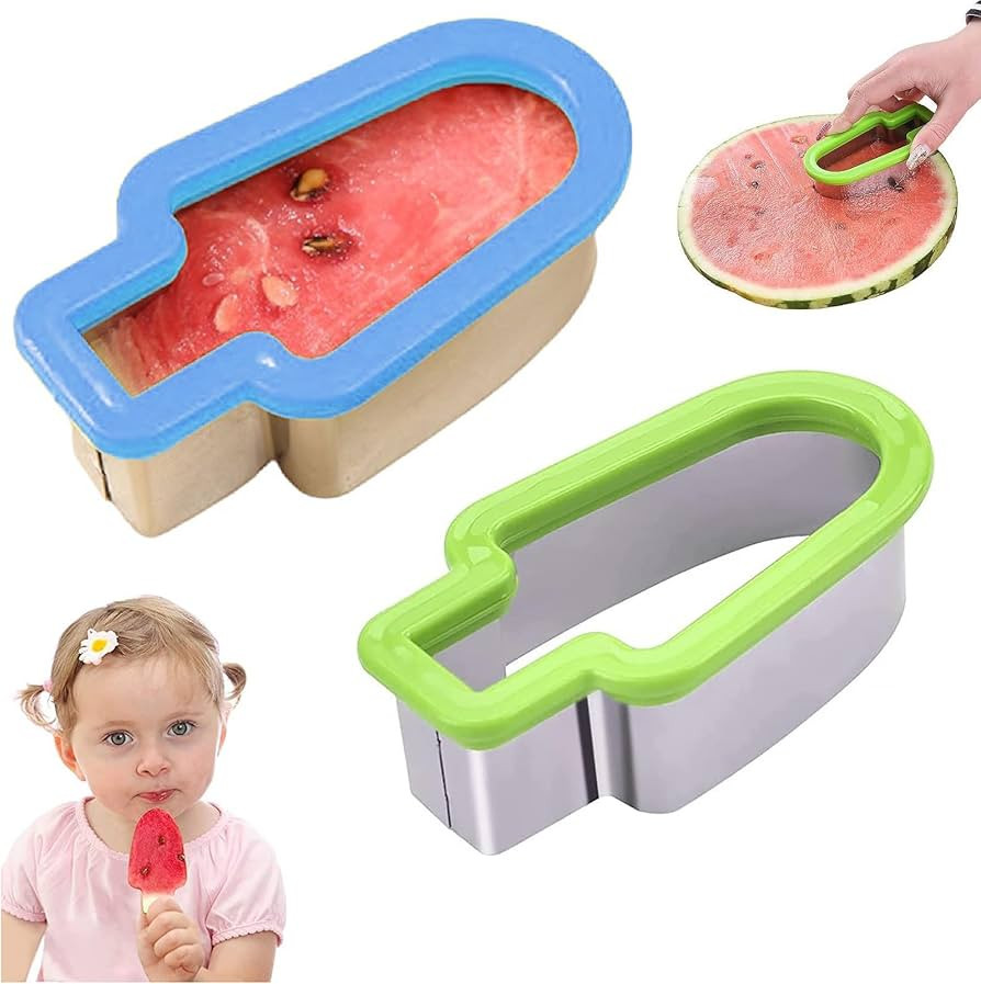 Kreative Wassermelonenschneider,Wassermelonen-Schneider,Kreative Eisform-Schneider,2 Stück Melon... | Amazon (DE)