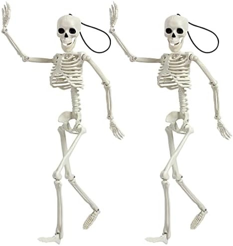 Halloween Skeletons Decorations 16 Inch Full Body Skeleton with Movable Joints Poseable Halloween... | Amazon (CA)