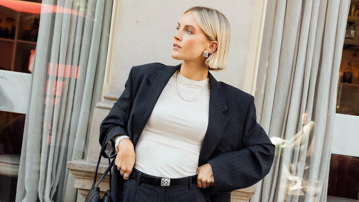 Polly Sayer Oversized Shell Stud Earrings ... | Daisy London Jewellery