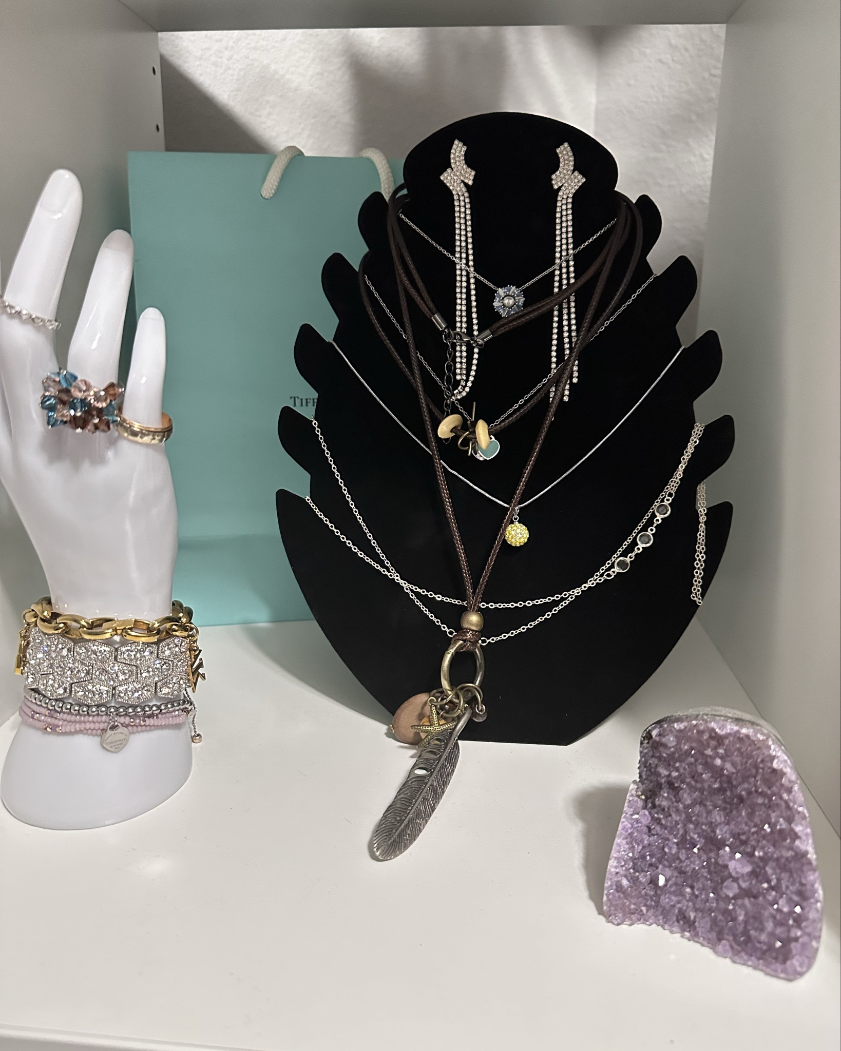 Jewelry Organization

A simple and practical way to keep everyday jewelry organized and visible. This ring and necklace holder helps prevent tangling, makes it easy to see all pieces at once, and works well for daily use.

The necklace stand keeps chains separated and accessible, while the ring holder is ideal for storing rings without stacking or scratching. It’s functional, compact, and fits well on a shelf, dresser, or in a closet setup.

A good option if you want your jewelry organized, protected, and easy to grab without digging through boxes or pouches. I purchased on Shein as prices cheaper but also Linked here Amazon links

#LTKU #LTKBeauty #LTKFindsUnder50