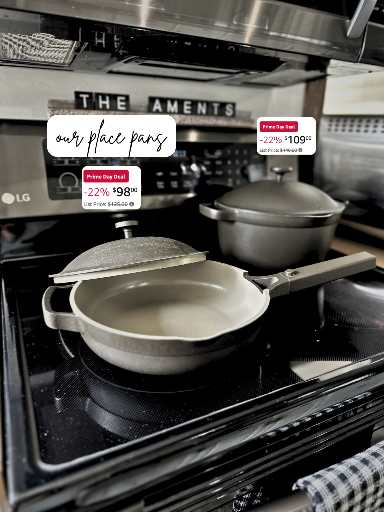 Non stick without all the added chemicals! We LOVE our Our Place pans and they are on sale right now for Amazon Prime Days  linking them here. 

#cleanliving #nontoxic #kitchen #cooking 

#LTKFamily #LTKSaleAlert #LTKHome