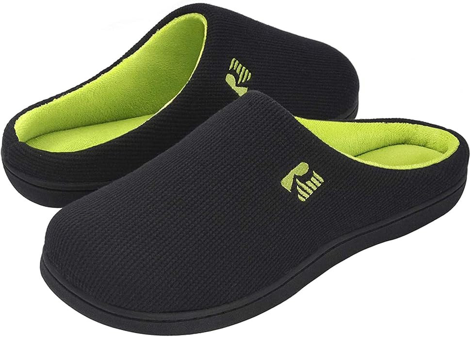 RockDove Men's Original Two-Tone Memory Foam Slipper | Amazon (US)
