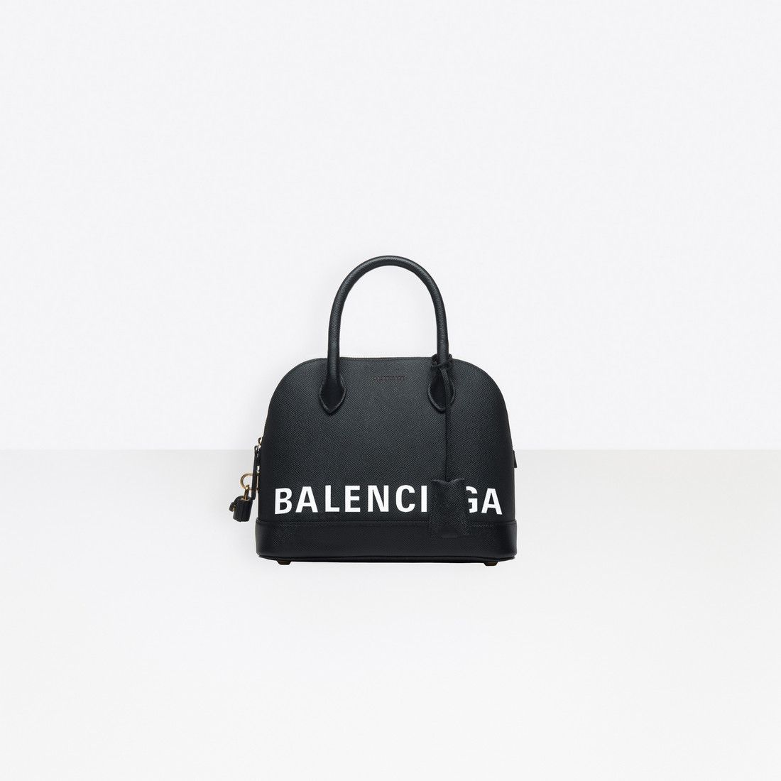 Balenciaga - Ville Small Top Handle Bag Black / White | Balenciaga