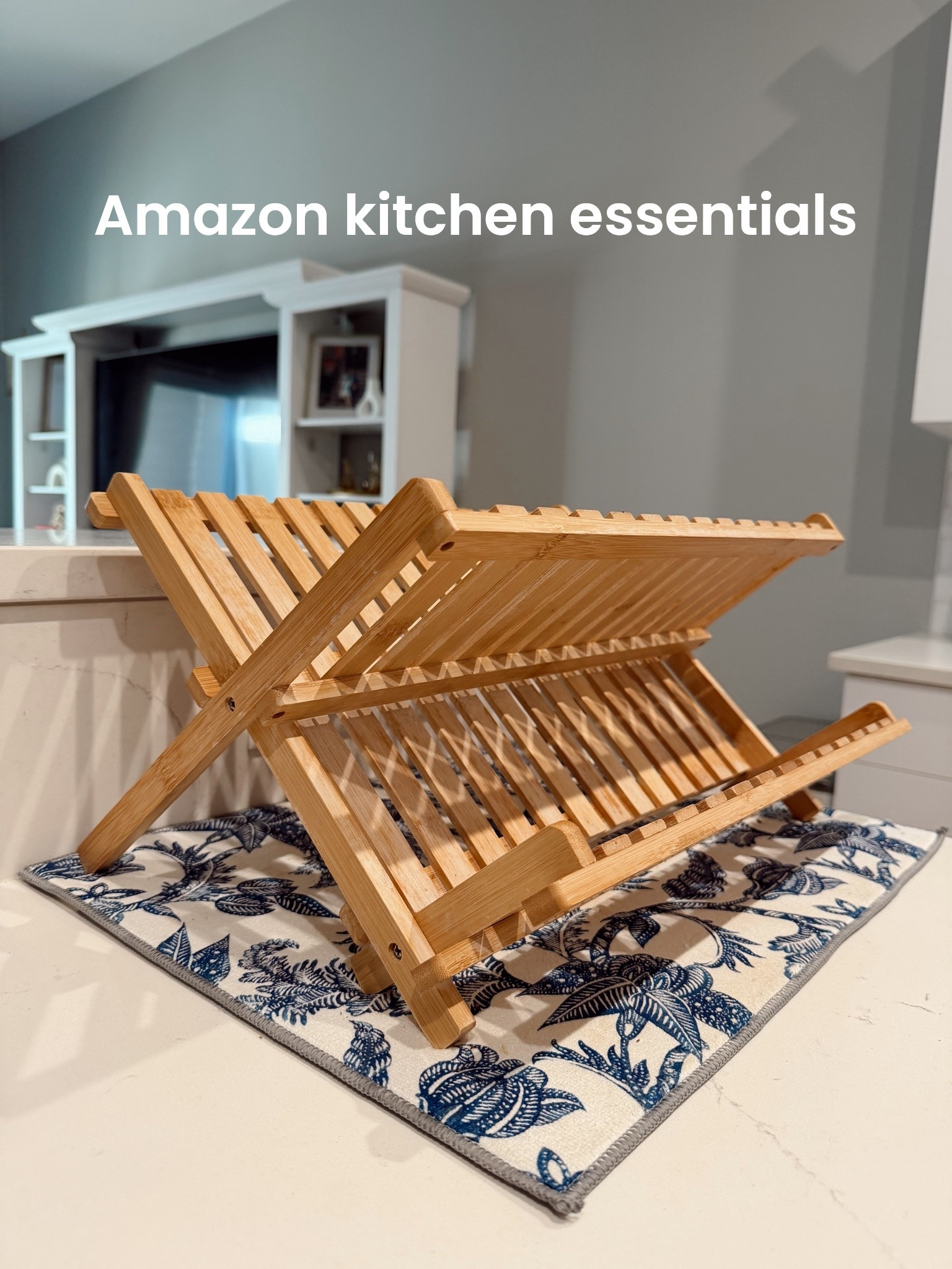 amazon home finds lately ✨ bamboo dish drying rack + drying mat that make my kitchen counter look way less cluttered while still being practical ~ also sharing similar favorites

#LTKmomlife #LTKHome #LTKSaleAlert