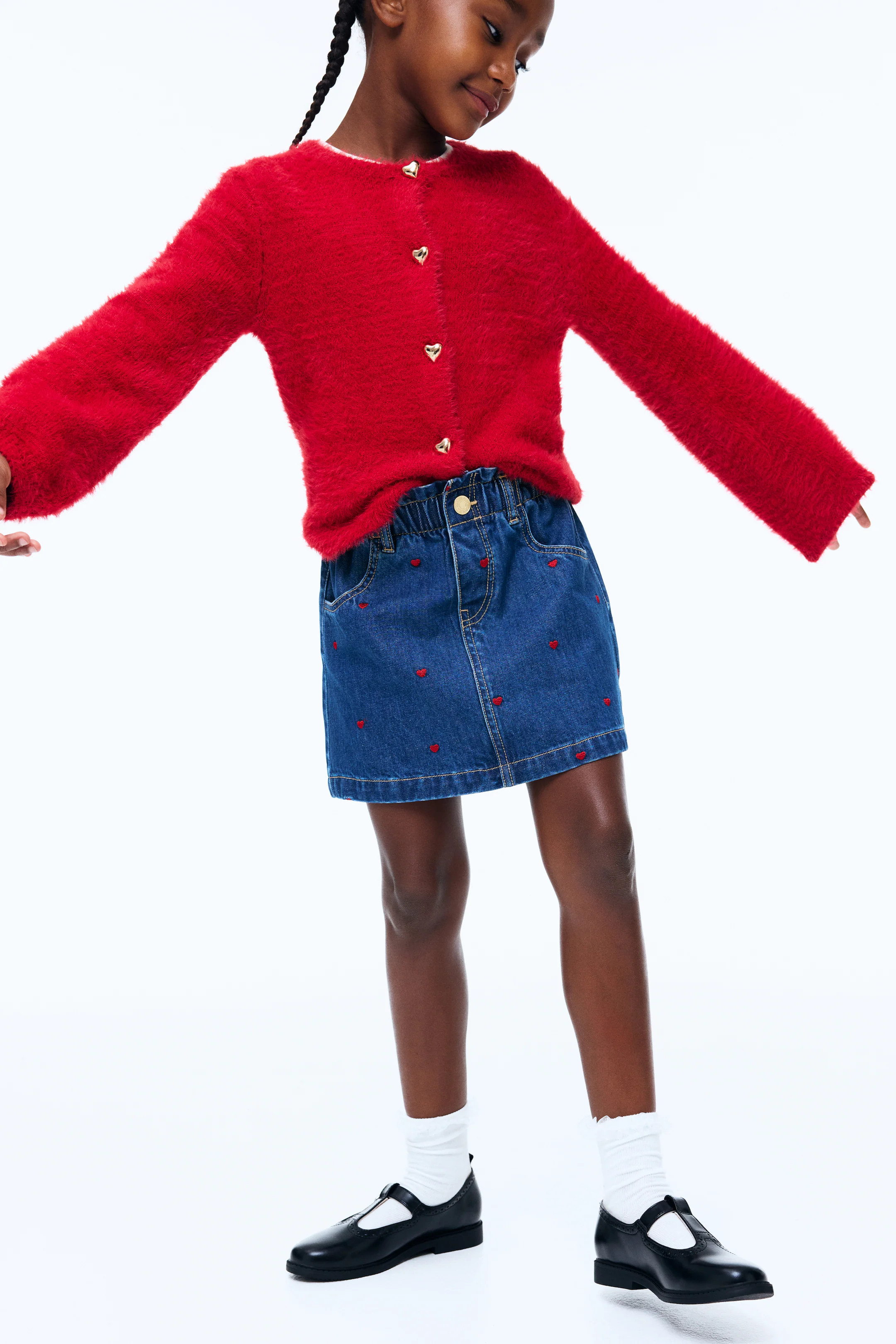 Motif-Detail Denim Skirt | H&M (US + CA)