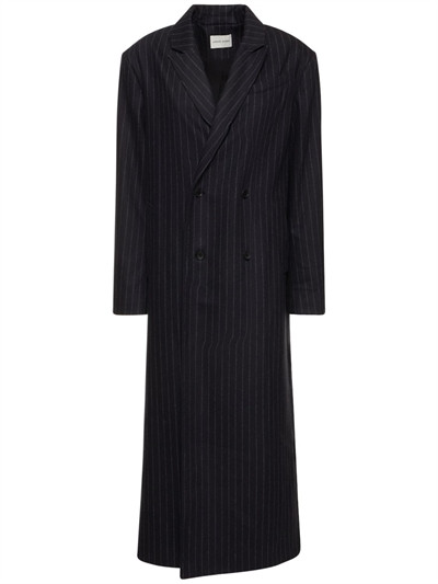 Ido pinstriped wool long coat | Luisaviaroma