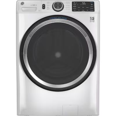 GE  UltraFresh Vent System 4.8-cu ft Stackable Front-Load Washer (White) ENERGY STAR | Lowe's