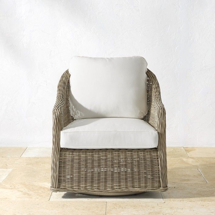 Manchester Outdoor Swivel Chair | Williams-Sonoma