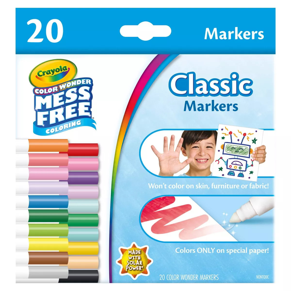 Crayola 20ct Color Wonder Broadline Markers | Target