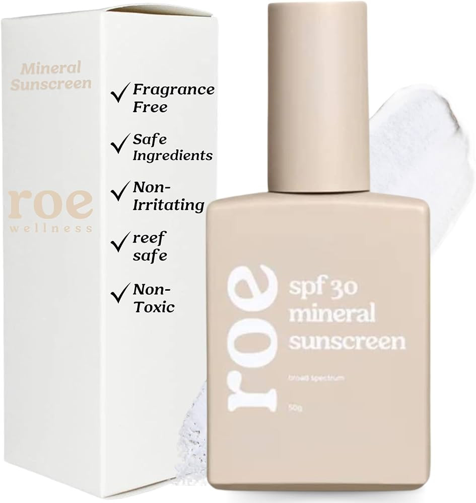 Roe Wellness- Baby Mineral Sunscreen SPF 30 | Non-Greasy, Reef Safe, Paraben-Free | Amazon (US)