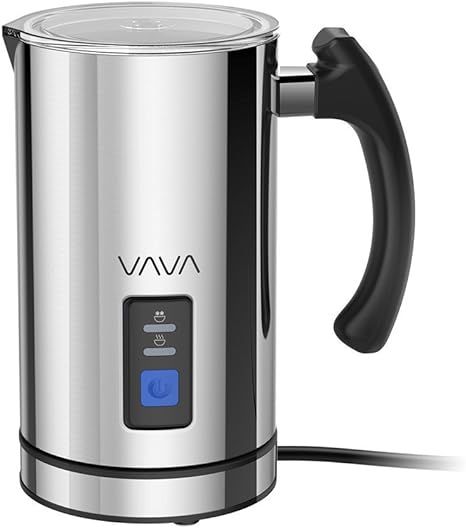 VAVA Milk Frother Electric Liquid Heater with Hot Milk Functionality, Stainless Steel Electric Mi... | Amazon (US)