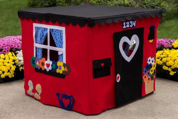Card Table Playhouse, Play Tent, Kids Teepee, Fort, Red Double Delight Playhouse, Personalized, Cust | Etsy (US)