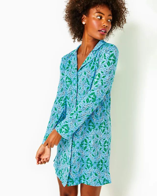 Chilton Pajama Knit Nightshirt | Lilly Pulitzer