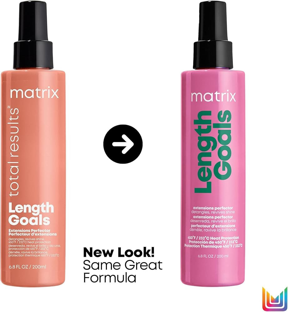 Matrix Length Goals Extensions Perfector Multi-Benefit Heat Protectant & Styling Spray | Leave-In Ha | Amazon (US)