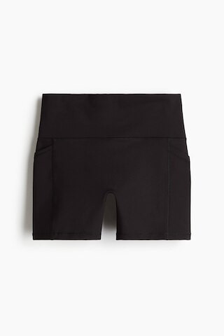 H & M - Sport-Hotpants mit DryMove - Schwarz - Sportswear | H&M (DE, AT, CH, NL, FI)