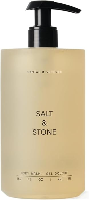 Salt & Stone Antioxidant-Rich Body Wash - Santal & Vetiver | Cleanse, Nourish & Soften Skin with ... | Amazon (US)